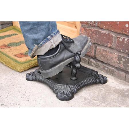 cast in style Cast Iron Boot Scraper