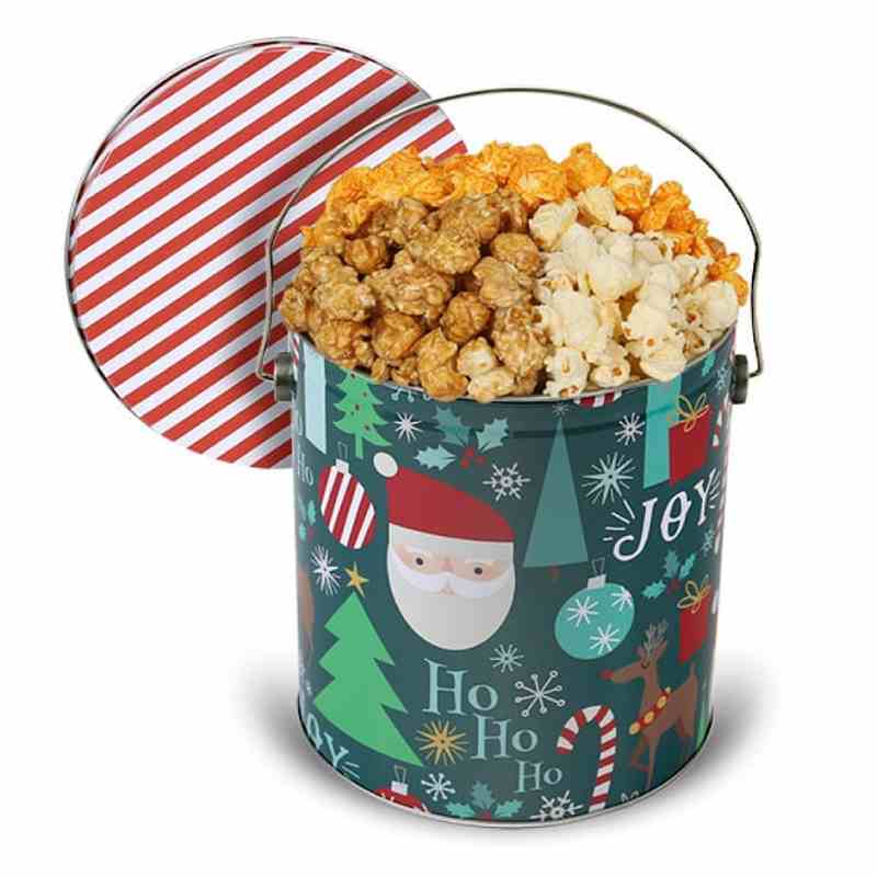 Santa Claus Gourmet Popcorn Tin