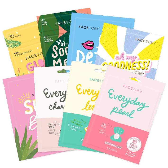 FaceTory Skin Type Sheet Mask Collection