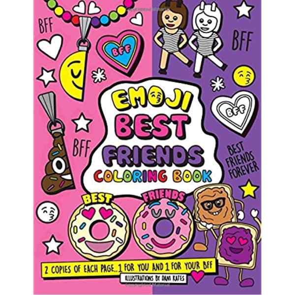 Emoji Best Friends Coloring Book