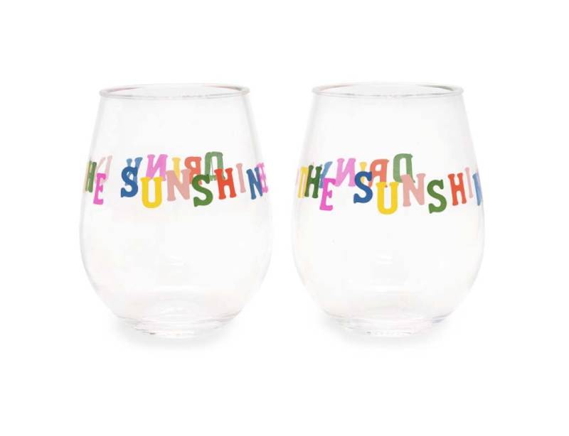 Stemless Party Wine Glass