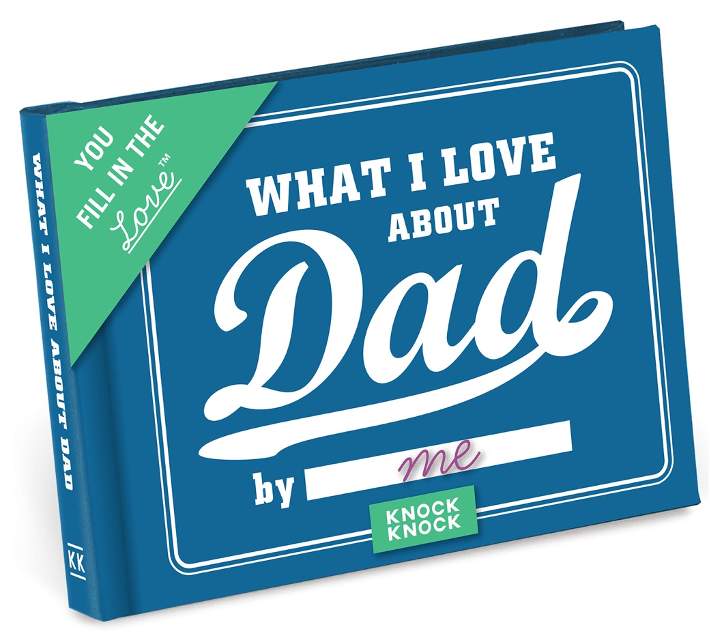 "What I Love About Dad" Fill in the blank Book