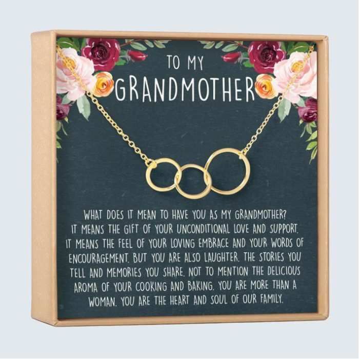 Necklace Gift For Grandmother