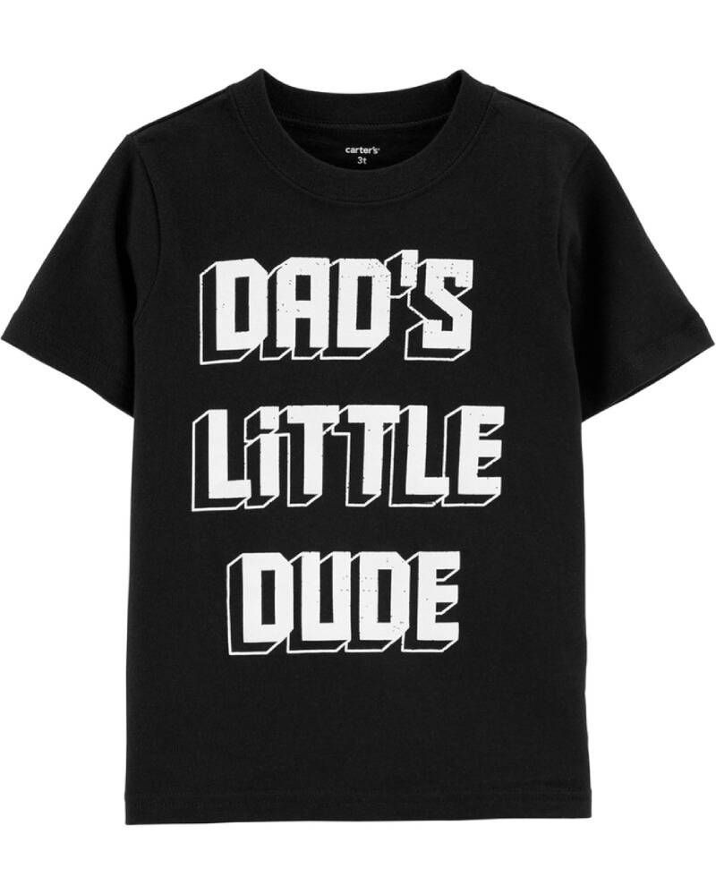 The "Dad's Little Dude" Jersey T-Shirt