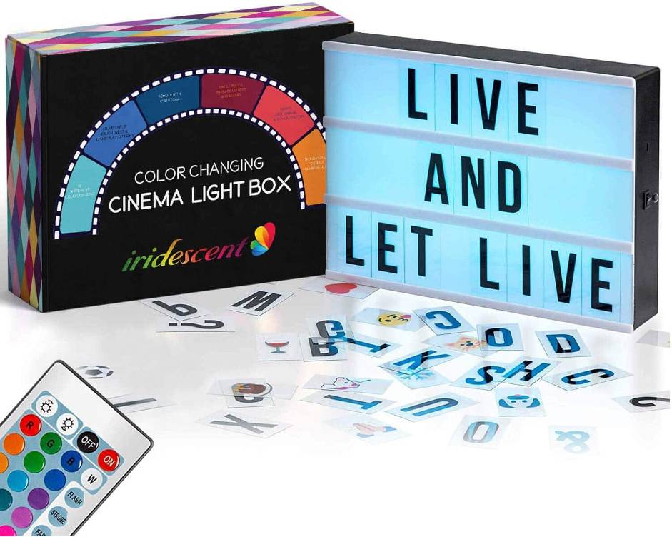 Color Changing Cinema Light Box