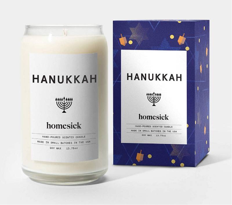 Homesick Hanukkah Hand-Poured Candle