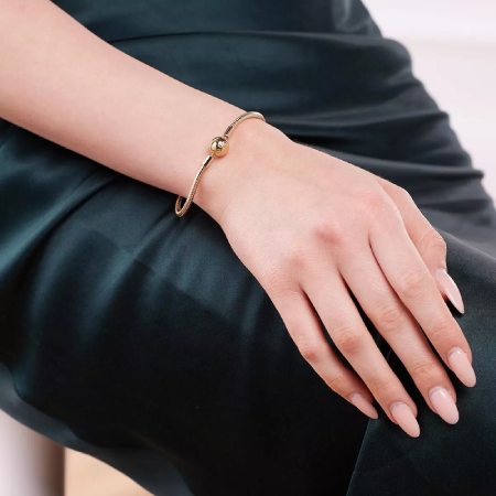 fashionette Moments Schlangen-Gliederarmband Gold
