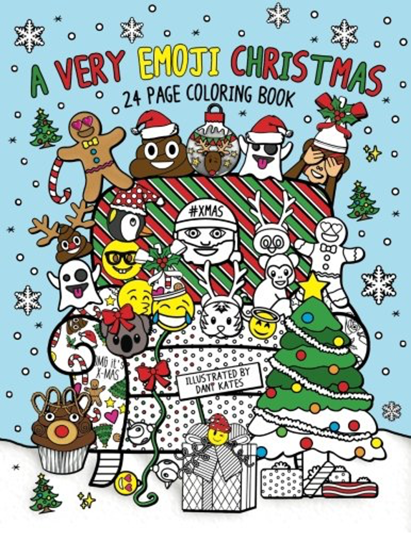 'Very Emoji Christmas' Coloring Book
