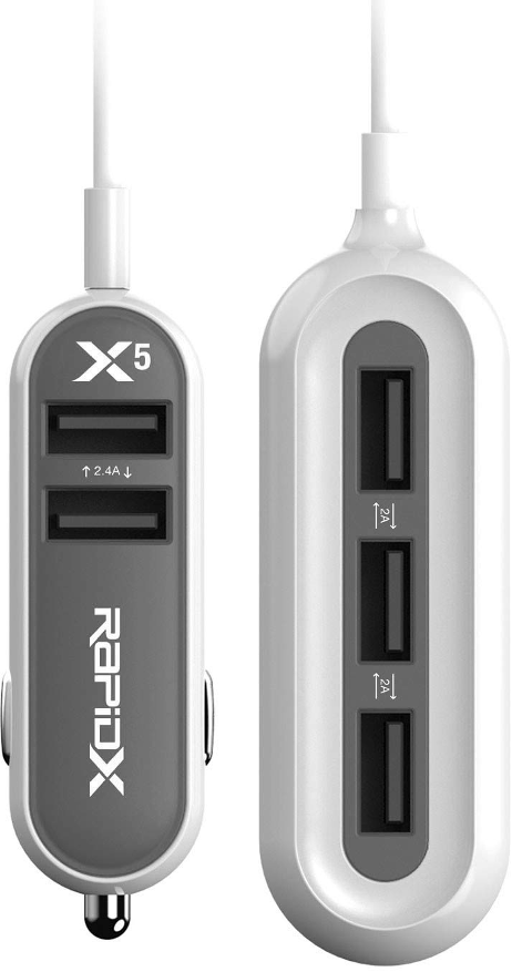5 Port X5 Car Phone Charger